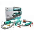 thumbnail image 5 of Magnetic Train Track Set for Kids Ages 4-6: 92PCS DIY Building Blocks for Creative Play, Interactive Parent-Child Game, Educational Toy with City Theme, Export-Quality & Safe for Imaginative Fun, 5 of 5