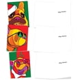 thumbnail image 3 of - 20 Adorable Christmas Note Cards (4 x 5.12 Inch) - Bulk Puppy Dog Greetings, Assorted (10 Designs, 2 Each) - Bold Bulldogs AM3499XSG-B2x10, 3 of 7