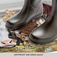 thumbnail image 2 of Farmhouse Animals Door Mat Indoor Outdoor, Cow Pig in Fence Retro Wood Barn Non Slip Welcome Mat with Rubber Backing, Absorbent Fabric Front Door Mats Entryway Rug for Home Patio Entrance 16"x24", 2 of 9
