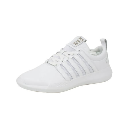K-Swiss Women's Gen-K Manifesto White / Ankle-High Leather Fashion Sneaker - 11M