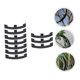 thumbnail image 5 of unbranded 10Ud Sujetadores Para Ramas De Con Clips De Plástico Reutilizables Negros, 5 of 8