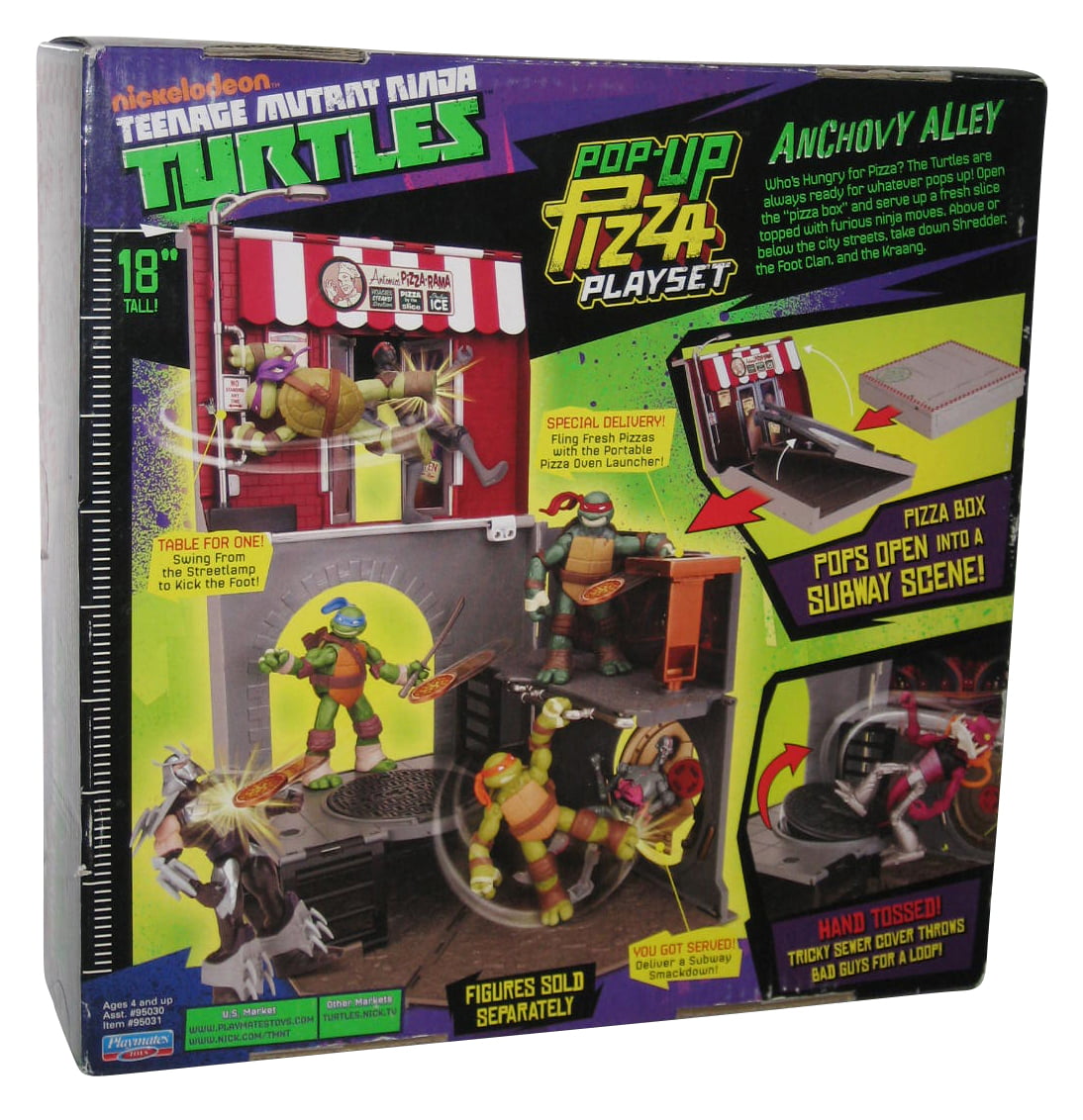 Details about   Mutant Turtles play set the pop-up pizza box from Japan