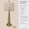 thumbnail image 4 of Royal Designs, Inc. Simple Balloon Design Lamp Finial, F-2025L-PB-2, Polished Brass, Pack of 2, 4 of 5