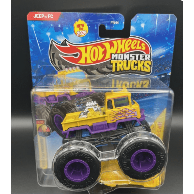 Hot Wheels Monster Trucks 1:64 Scale 8-Pack with Crushable Cars photo 2