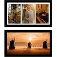 thumbnail image 2 of 8x16 Collage Picture Frame With Mat Display 3 Pcs 4x6 Photos Three Opening Wall Hanging Black, 2 of 7