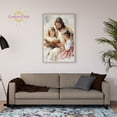 thumbnail image 4 of Eastern Print Jesus Teaches Kids Poster, Christian Pictures Wall Decor, Jesus Painting Decor, Catholic Sacred Heart Of Jesus Painting, Religion Bible Poster For Church Living Room, UNFRAMED 16x24, 4 of 4