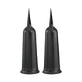 thumbnail image 2 of EZPXFCI 6 Pack Cemetery Vases,Memorial Floral Vases with Spikes,Grave Flower Holder Cones for Outdoor Use,Lawn Headstone Graveside Decoration,Fresh or Artificial Flowers,Black, 2 of 8
