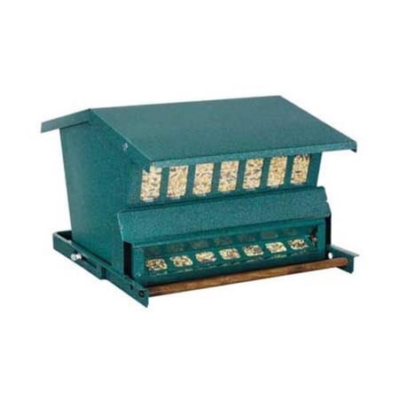 Heritage Farms Absolute Squirrel Proof Bird Feeder Green