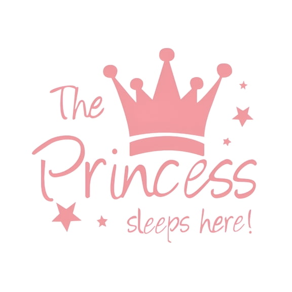 BESTSKY Removable Princess Wall Sticker for Girls Room Peel & Stick Nursery Decor,Toddler Girl Room Decor Baby Girl Bedroom Art Decal,Cute Wall Decoration,Easy to Apply & Reposition