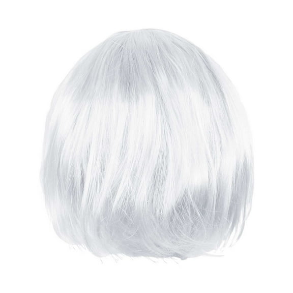 Ladies Wig Human Hair Short 30CM Carnival Party Decoration Wig Natural Looking Stylish Comfortable
