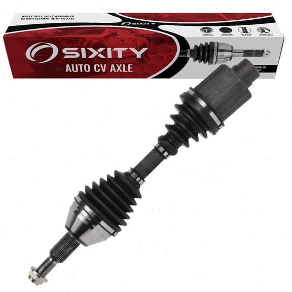 Sixity Front Right CV Axle compatible with Dodge Journey 3.5L 3.6L V6 2009-2019 - Passenger Side Complete Axle Shaft Assembly