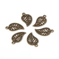thumbnail image 1 of Decoración de hojas sweethay 50 piezas adorno colgante fabricación de joyas bronce, 1 of 6