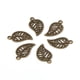 thumbnail image 1 of Minnieouse 50 piezas, pulsera, collar, decoración de hojas, decoración de hojas, artesanía DIY, colgante, adorno, fabricación de joyas, accesorios Ropa, zapatos y accesorios Miscelánea Bronce Minnieouse  AP018194-03, 1 of 6