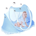 thumbnail image 2 of Moisés azul Plegable Portátil Mosquitero para Bebe de viaje con Colchon CLICMANIA Moises Plagable Portatil, 2 of 3