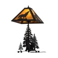 thumbnail image 3 of Meyda Tiffany Howling Wolf 21'' Table Lamp, 3 of 5