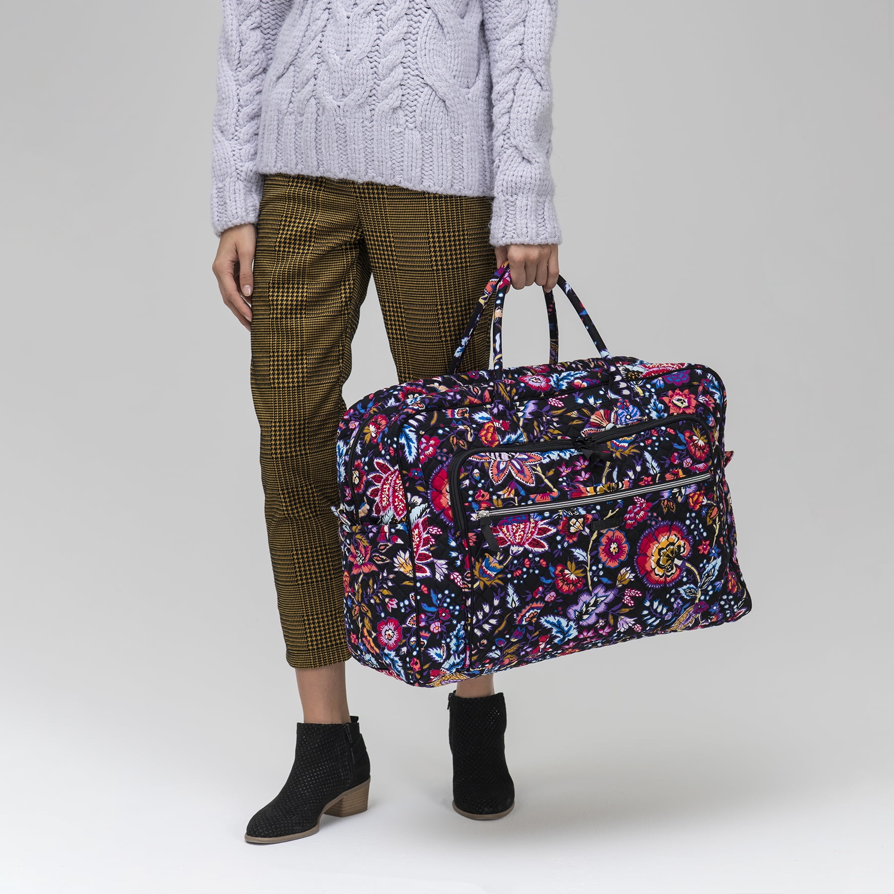 vera bradley iconic grand weekender travel bag