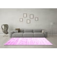 thumbnail image 3 of Ahgly Company Indoor Rectangle Solid Pink Modern Area Rugs, 7' x 10', 3 of 4