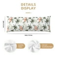 thumbnail image 3 of Easygdp Vintage Palm Trees Long Body Pillowcase - Super Soft Microfiber Body Pillow Case - Envelope Closure, Cool, Anti-Fading- 20x54 in, 3 of 8