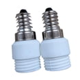 thumbnail image 3 of 2 adaptadores de bombilla E14 a G9, convertidores de base de bombilla, herramienta profesional para el hogar, fácil instalación, conversión de, 3 of 8