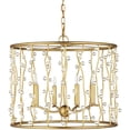 thumbnail image 4 of Currey And Company 9000-1239 Adagio 4 Light 24" Wide Crystal Drum Chandelier -, 4 of 6