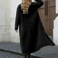 thumbnail image 5 of QHFBli Women's Long Casual Maxi Length Denim Cotton Coat Oversize Button Up Jean Jacket, 5 of 7