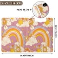 thumbnail image 3 of FORMRS A4 Clipboard Folder with Pen Holder Horizontal Foldable School Office Binder, Purple Retro Rainbow, 3 of 9
