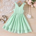 thumbnail image 5 of XXWXYD Girls Sweet Holiday Dress Spring Summer Autumn Comfortable Fashionable Ruffle Design Casual Party Outfit Soft Cotton, 5 of 8