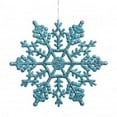 thumbnail image 1 of Vickerman M101612 Flocon de Neige Turquoise Pailleté 8 Po. 12-Pvc Bx, 1 of 2