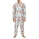 thumbnail image 3 of Balery Koi Fish Corals,Spring Summer Pijama para Hombre de Dos Piezas con Manga Larga, Conjunto de Dormir y Descanso Suave con Bolsillos-XX-Large, 3 of 7