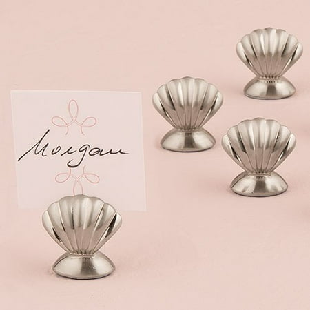 Silver Shell Place Card Holders Wedding Place Card Holders Walmart Com