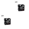 thumbnail image 1 of Seitruly Ventilador de refrigeración de CC Extrusora de impresora 3D Ventilador de disipación de calor de viento fuerte de 5 paletas de bajo ruido, 12V 12V 2piezas, 1 of 6
