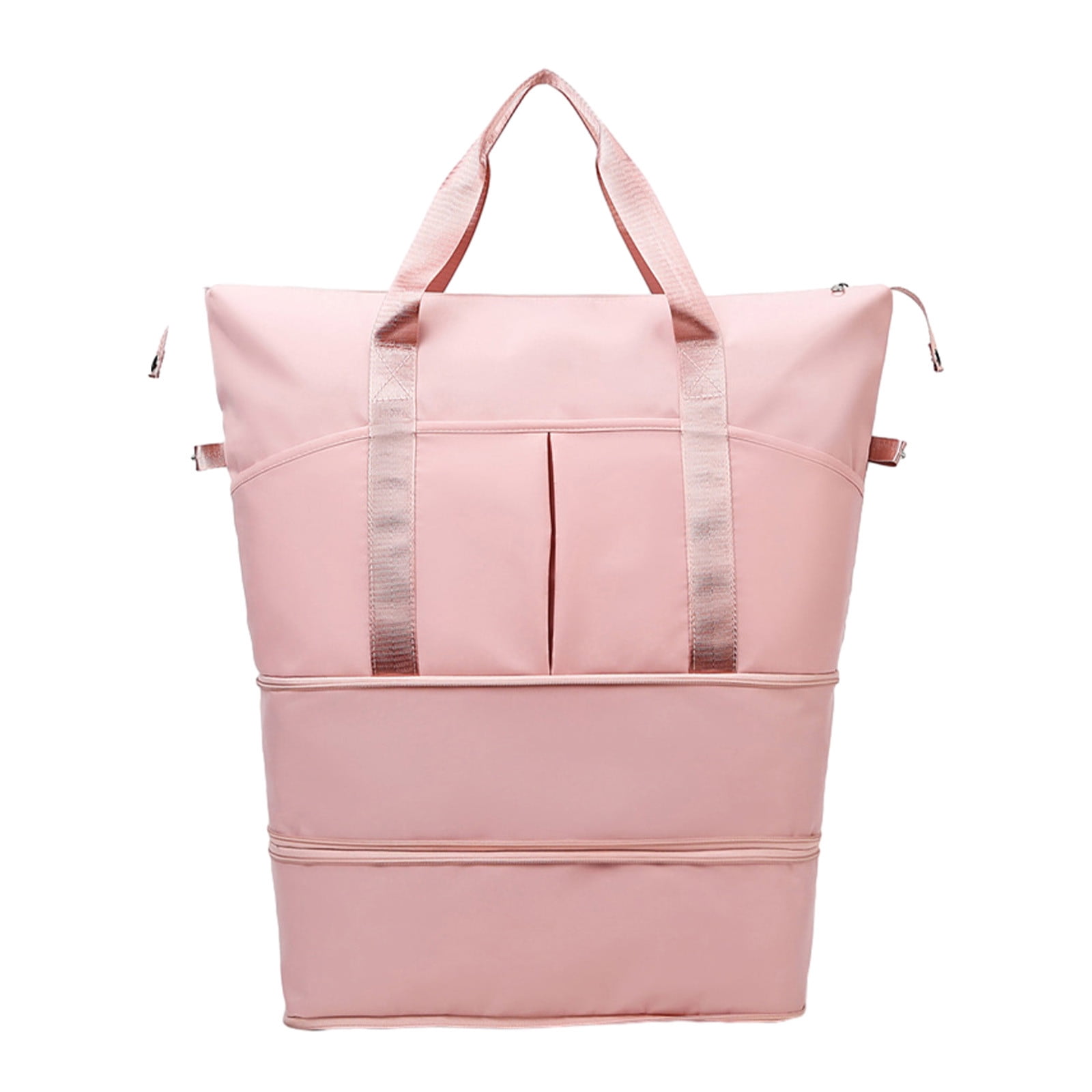 Large Travel Tote Bag, Expandable Gym Tote Bag,Carry On Overnight Bags For Women With Trolley Sleeve Wet Pocket,travel Duffel BagsTravel