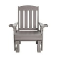 thumbnail image 5 of Amish Casual Heavy Duty 600 Lb High Back Mission Treated Glider Chair, Cedar Stain, 5 of 10