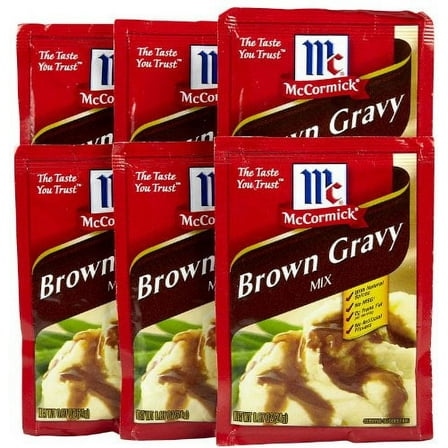 McCormick Brown Gravy Mix (Pack of 6)
