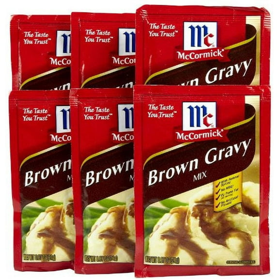 McCormick Brown Gravy Mix (Pack of 6)