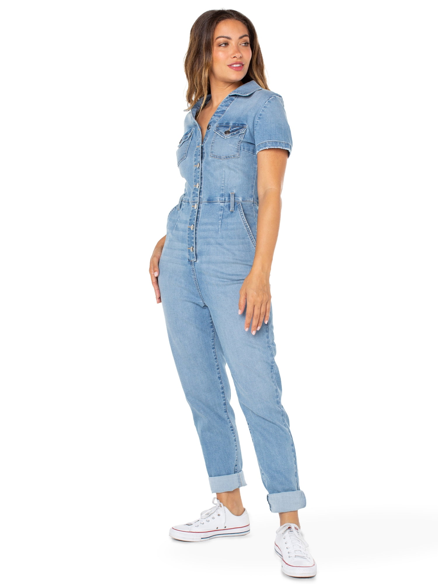 Celebrity Pink Women's Juniors Slim Fit Boilersuit