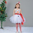thumbnail image 5 of Vestido de tutú navideño para niños, disfraz de alce y muñeco de nieve para niña, vestidos de fiesta de año nuevo familiar, vestidos de princesa, conjunto de ropa para niños, 5 of 5