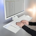 thumbnail image 2 of VIVO White Keyboard & Mouse Platform, VESA Mount Attachment 25.5” x 8" Tray, 2 of 8