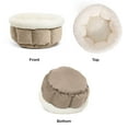 thumbnail image 3 of Best Friends by Sheri Cuddle Cup Ilan Cozy Microfiber Cat and Dog Bed in Standard Wheat, 3 of 6