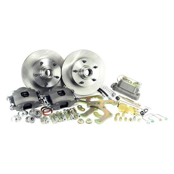 Master Power Brakes DB1544MHP 5 x 5.5 in. Bolt Circle Legend Series Front Disc Brake Kit for 1957-1964 Ford F100 Pickup