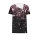 thumbnail image 4 of Camisetas de Manga Corta para las Mujeres Impresas Primavera Verano Botón de la Camiseta Casual, Camisetas de Mujer Casual, 4 of 4