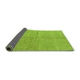 thumbnail image 2 of Ahgly Company Indoor Square Abstract Green Modern Area Rugs, 3' Square, 2 of 4