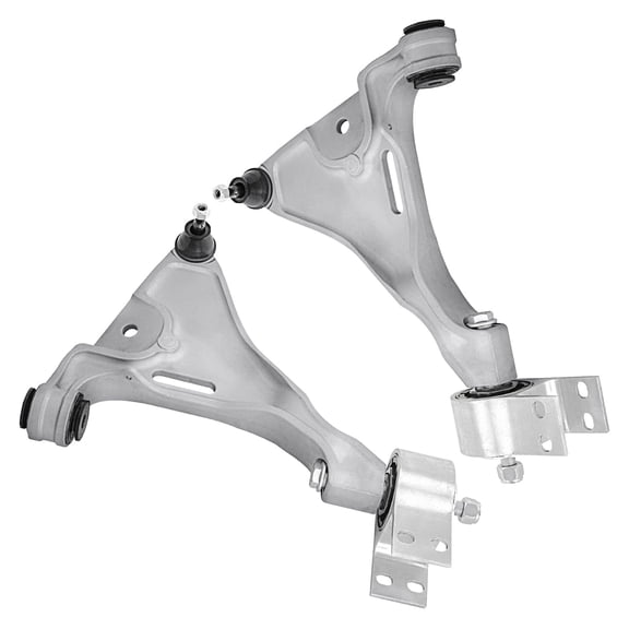 Detroit Axle - 2pc Front Control Arms for 06-11 Cadillac DTS Buick Lucerne, 2 Lower Control Arms with Ball Joint 2006 2007 2008 2009 2010 2011 Replacement