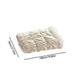 thumbnail image 3 of Thickened Winter Sofa Cushion | 70X180Cm Straight Sitting Cushion | Warm Fabric Seat Pad | Non-Slip Bottom | White Cloth Sofa Cushion, 3 of 6