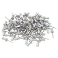 thumbnail image 2 of GEM Aluminum Head Push Pins, Aluminum, Silver, 5/8", 100/Box (CPAL5), 2 of 3