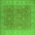 thumbnail image 1 of Ahgly Company Indoor Square Oriental Green Traditional Area Rugs, 5' Square, 1 of 4
