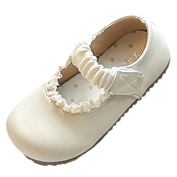 Plantillas para los Pies Planos de los Niños de Moda Y Versátil Plano Suave Suelda Estilo Princesa Vintage Encaje Zapatos de Cuero Primavera en Verano