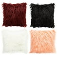 thumbnail image 3 of 1PC Nordic Posh Style Home Decor Super Soft Plush Mongolian Faux Fur Throw Pillow Cover Cushion Case Pillowcase Square Multi Colors 18, 3 of 9
