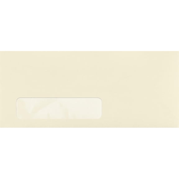 LUXPaper #10 Window Envelopes, 4 1/8 x 9 1/2, Ivory White, 500/Pack