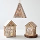 thumbnail image 4 of Merry Christmas LED Light Wooden House Luminous Cabin Christmas Decorations for Home DIY Xmas Tree Ornaments Kids Gifts New Year, 4 of 5